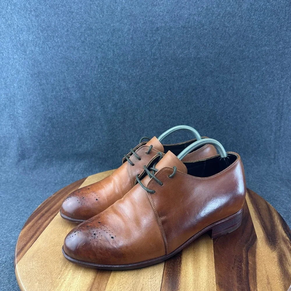 Dons Footwear Custom Dress Shoes Elevator Men's Brown Size 11